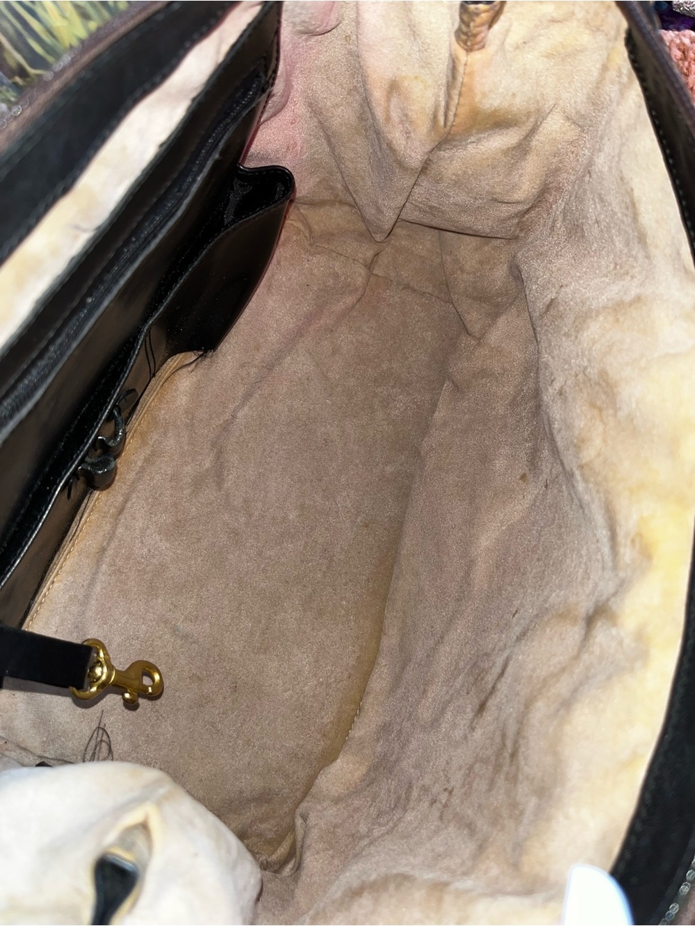 Brahmin vintage Tuscan, two-tone Croc embossed leather tote - Picture 9 of 11